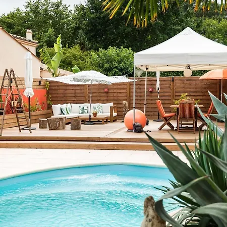 Frenchyhomes☆Villapiscine☆Plage☆Parc Loisir فيلة