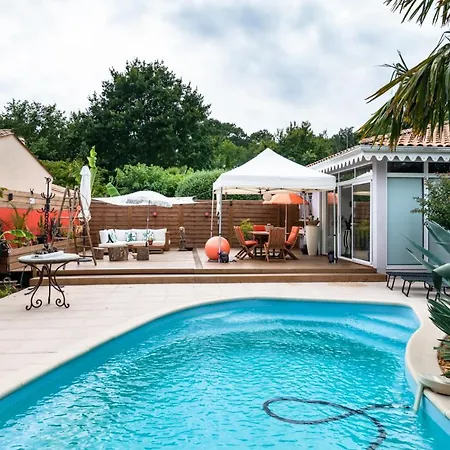 Frenchyhomes☆Villapiscine☆Plage☆Parc Loisir *